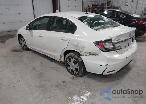 2014 Honda Civic Hybrid from USA, damaged, VIN 19XFB4F27EE200778